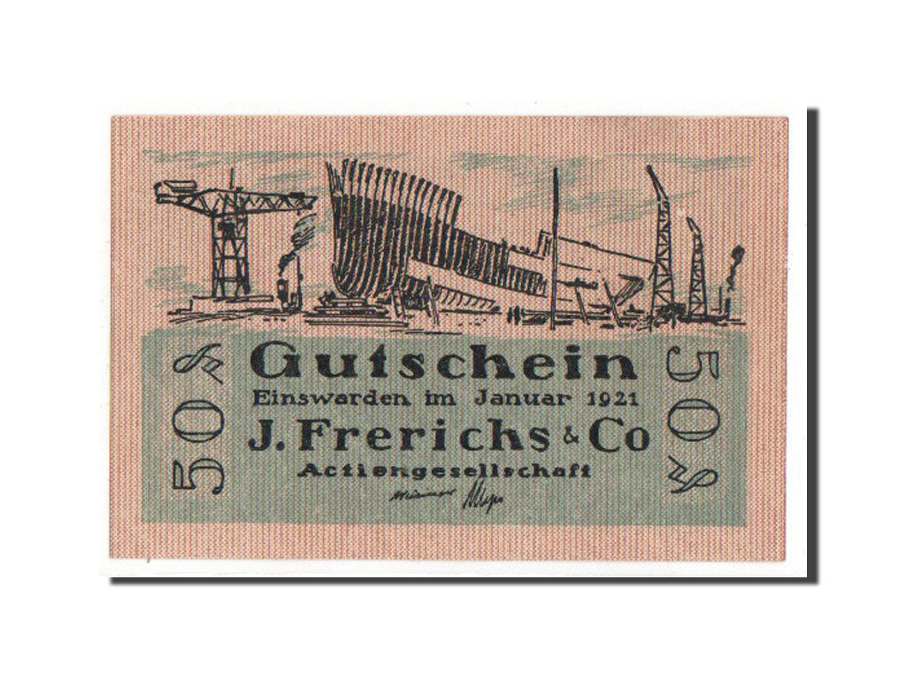Banknote, Germany, Oldenburg, 50 Pfennig, 1921, UNC(65-70), Mehl:316.1