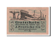 Banknote, Germany, Oldenburg, 50 Pfennig, 1921, UNC(65-70), Mehl:316.1