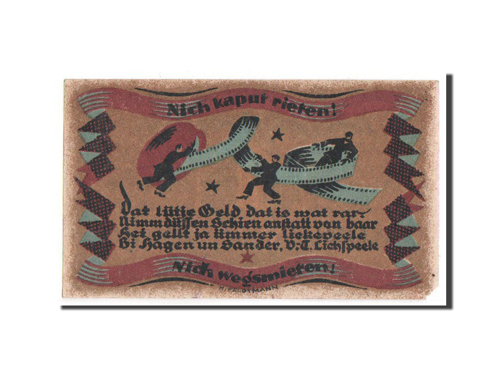 Germany, Hannover, 1 Mark, 1922, EF(40-45), 00527, Mehl #576.1