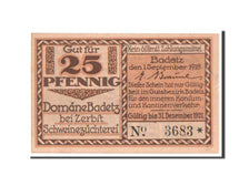 Germany, Badetz bei Zerbst Domane, 25 Pfennig, 1918, UNC(60-62), 3683, Mehl...