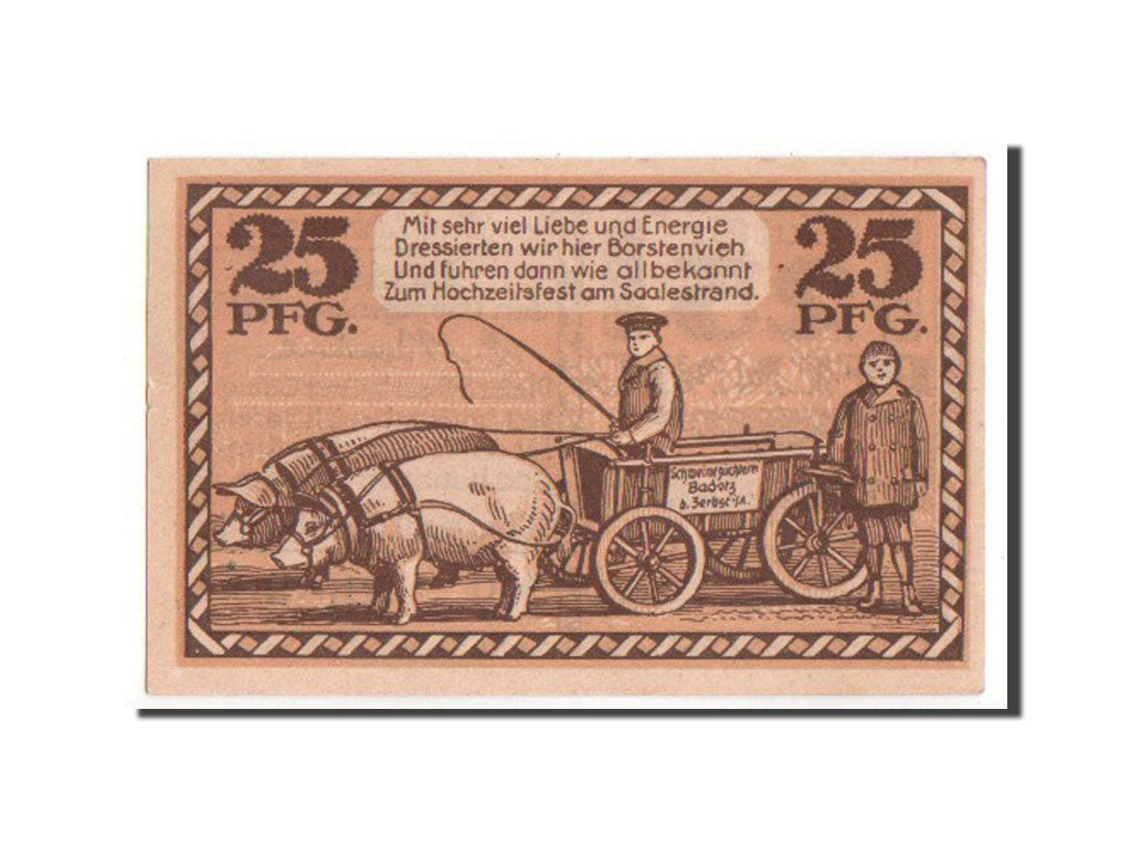 Germany, Badetz bei Zerbst Domane, 25 Pfennig, 1918, UNC(60-62), 3683, Mehl...