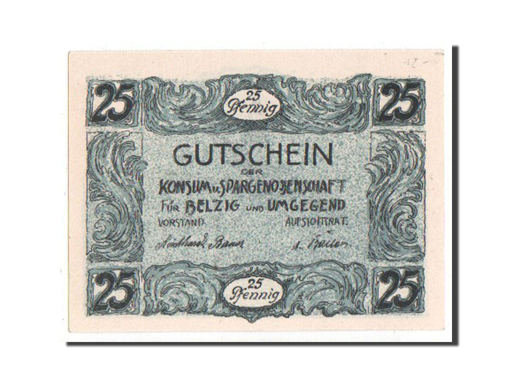 Banknote, Germany, Brandenburg, 25 Pfennig, UNC(63), Mehl:71.1