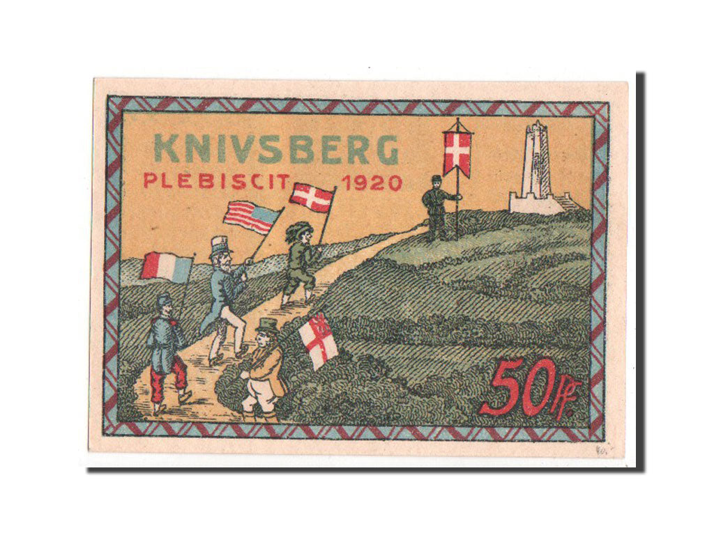 Billete, Alemania, Dänisch Nordschleswig, 50 Pfennig, 1920, SC+, Mehl:711.1a