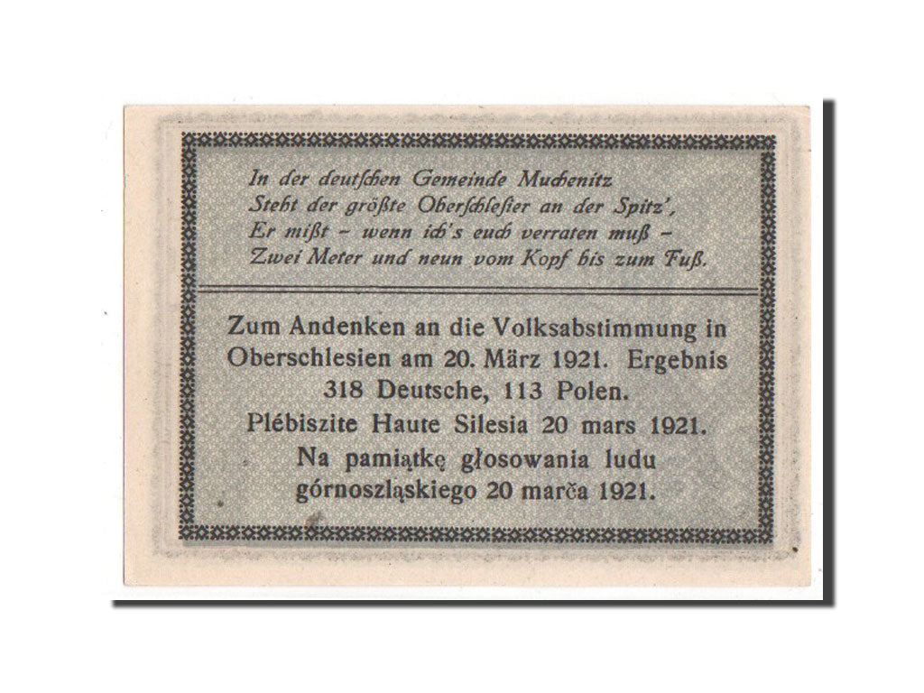 Banknote, Germany, Oberschlesien, 25 Pfennig, 1922, UNC(63), Mehl:901.1