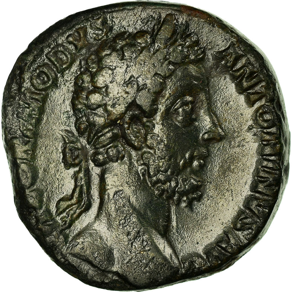 Coin, Commodus, Sestertius, Roma, VF(30-35), Bronze, RIC:367