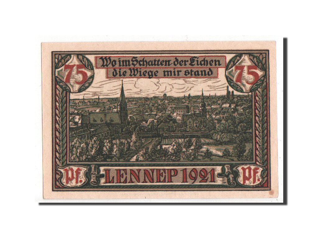 Banknote, Germany, Rheinland, 75 Pfennig, 1921, UNC(63), Mehl:791.1