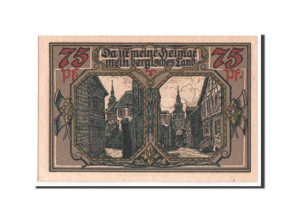 Banknote, Germany, Rheinland, 75 Pfennig, 1921, UNC(63), Mehl:791.1