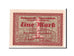 Germany, Oberschlesien, 1 Mark, 1921, UNC(63), Mehl #776.1a
