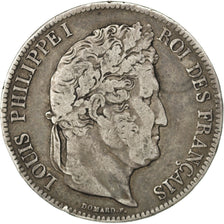 Monnaie, France, Louis-Philippe, 5 Francs, 1833, Bayonne, TB+, Argent, KM:749.8
