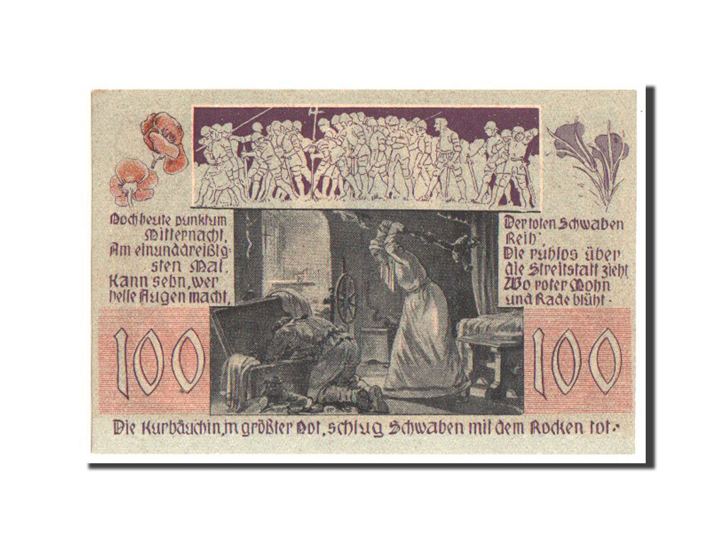 Germany, Sachsen-Altenburg, 100 Pfennig, 1921, UNC(63), Mehl #816.1
