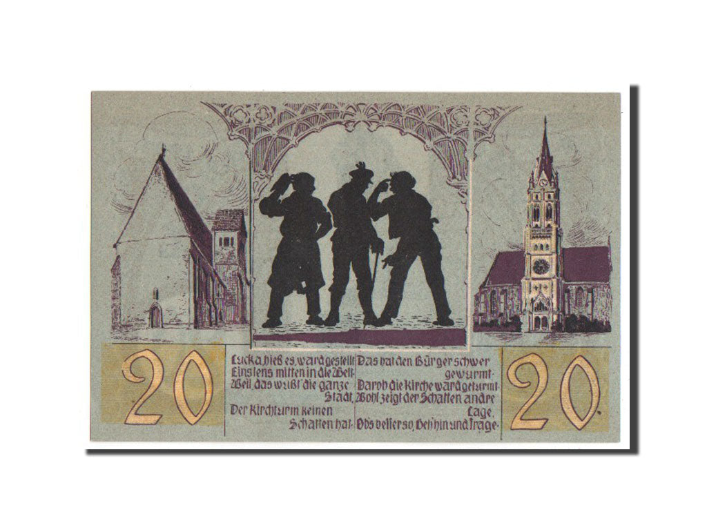 Germany, Sachsen-Altenburg, 20 Pfennig, 1921, UNC(63), Mehl #816.1