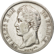 Charles X, 5 Francs, 1828 W, Lille, Gadoury 644