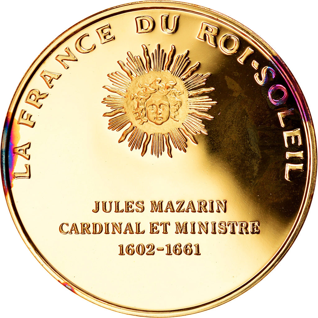 France, Medal, Jules Mazarin, La France du Roi Soleil, MS(63), Vermeil