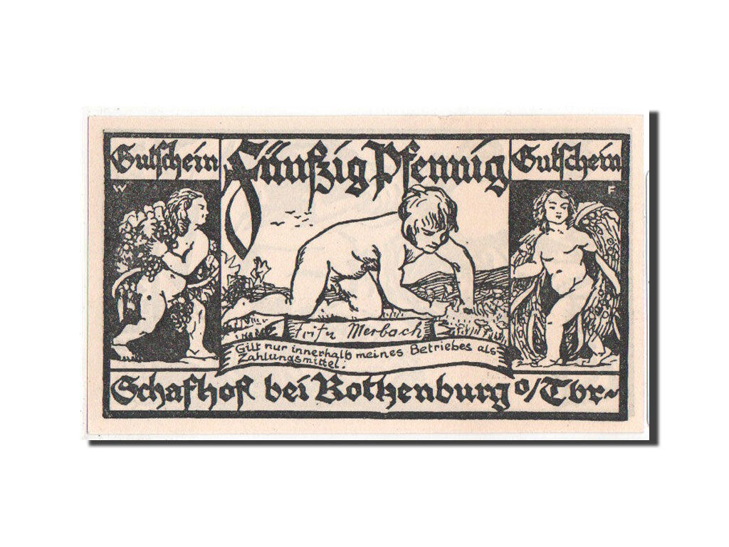 Billet, Allemagne, Rothenburg o.T. Stadt, 50 Pfennig, 1921, SPL, Mehl:1141.2b