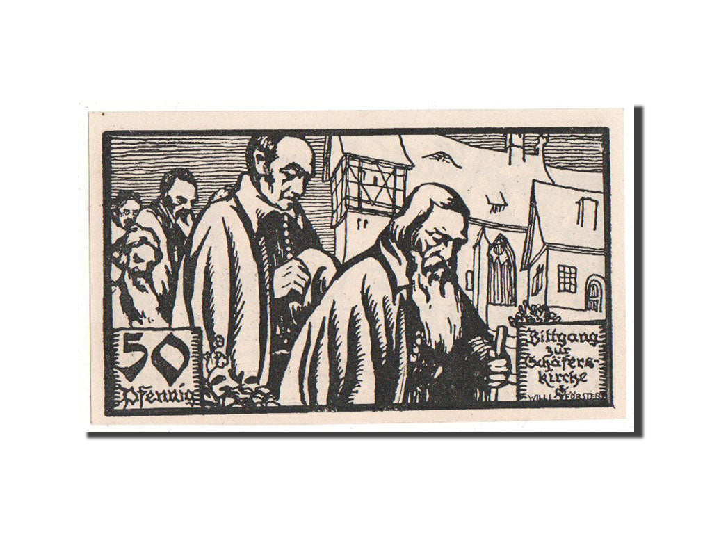 Banknote, Germany, Rothenburg o.T. Stadt, 50 Pfennig, 1921, UNC(63)