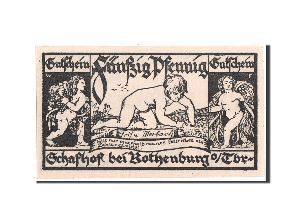 Billet, Allemagne, Rothenburg o.T. Stadt, 50 Pfennig, 1921, SPL, Mehl:1141.2b