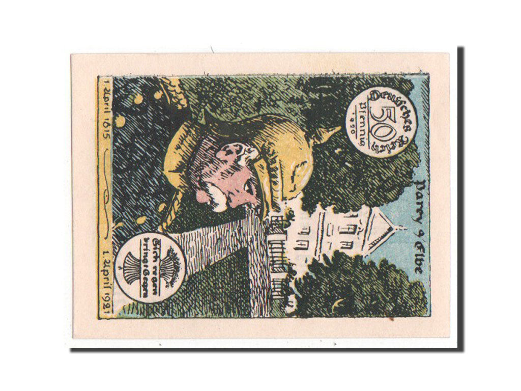 Banknote, Germany, Provinz Sachsen, 50 Pfennig, 1921, UNC(63), Mehl:1047.1c
