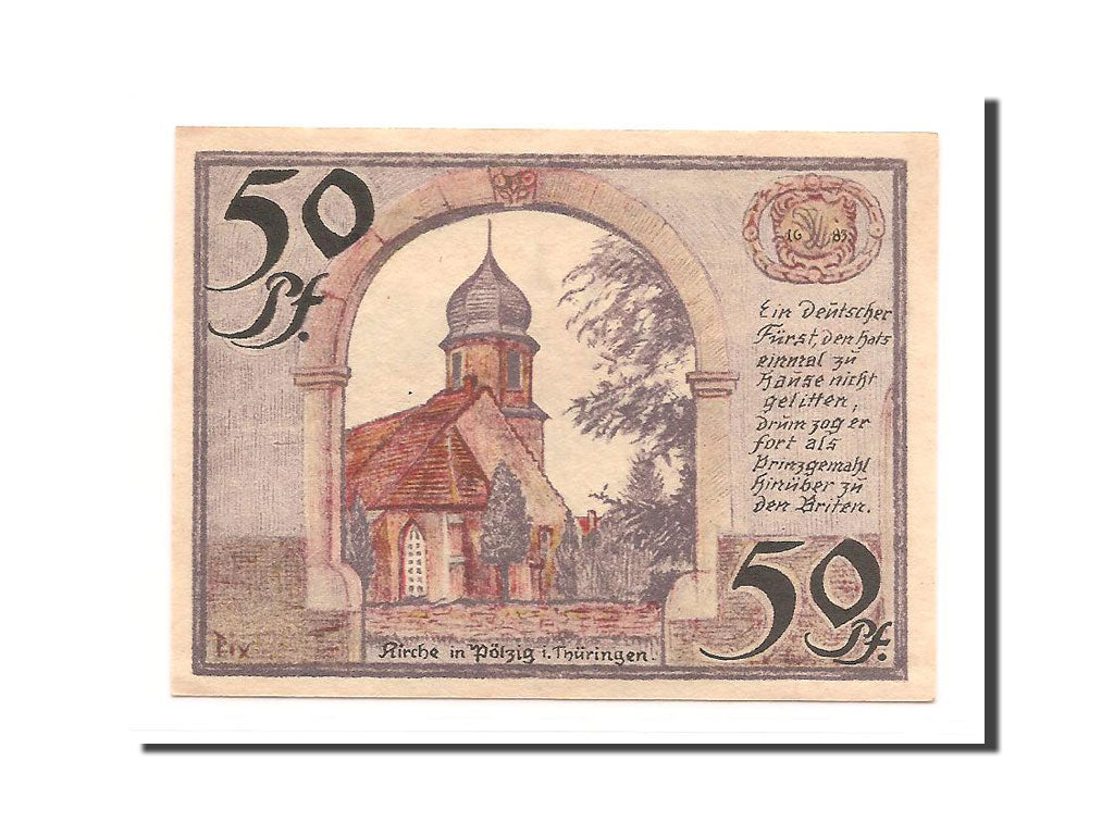 Banknote, Germany, Sachsen-Altenburg, 50 Pfennig, 1921, UNC(63), Mehl:1065.1