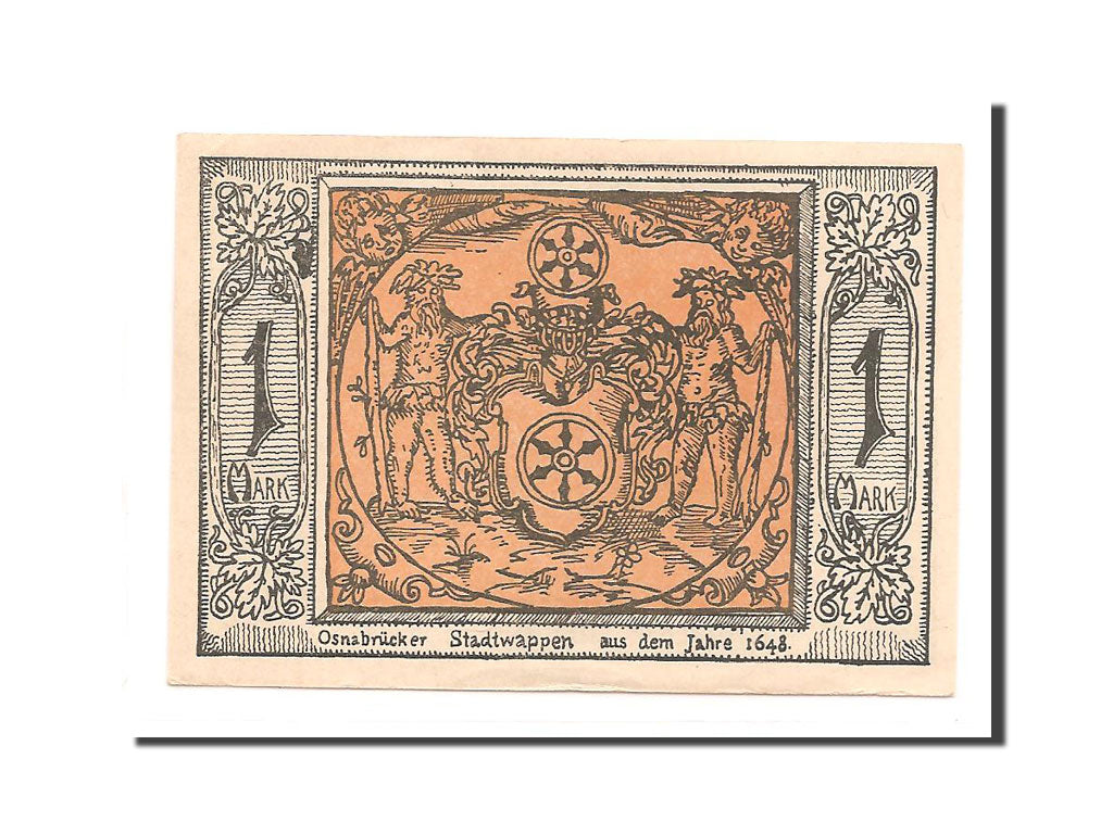 Banknote, Germany, Osnabruck, 1 Mark, 1921, UNC(63), Mehl:1031.c