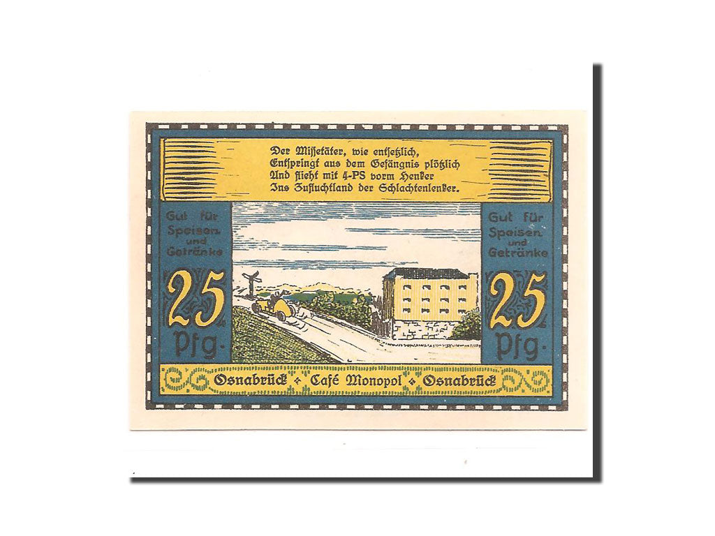 Germany, Osnabruck, 25 Pfennig, 1921, UNC(65-70), Mehl #1029.2