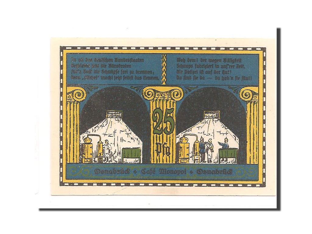 Germany, Osnabruck, 25 Pfennig, 1921, UNC(65-70), Mehl #1029.2