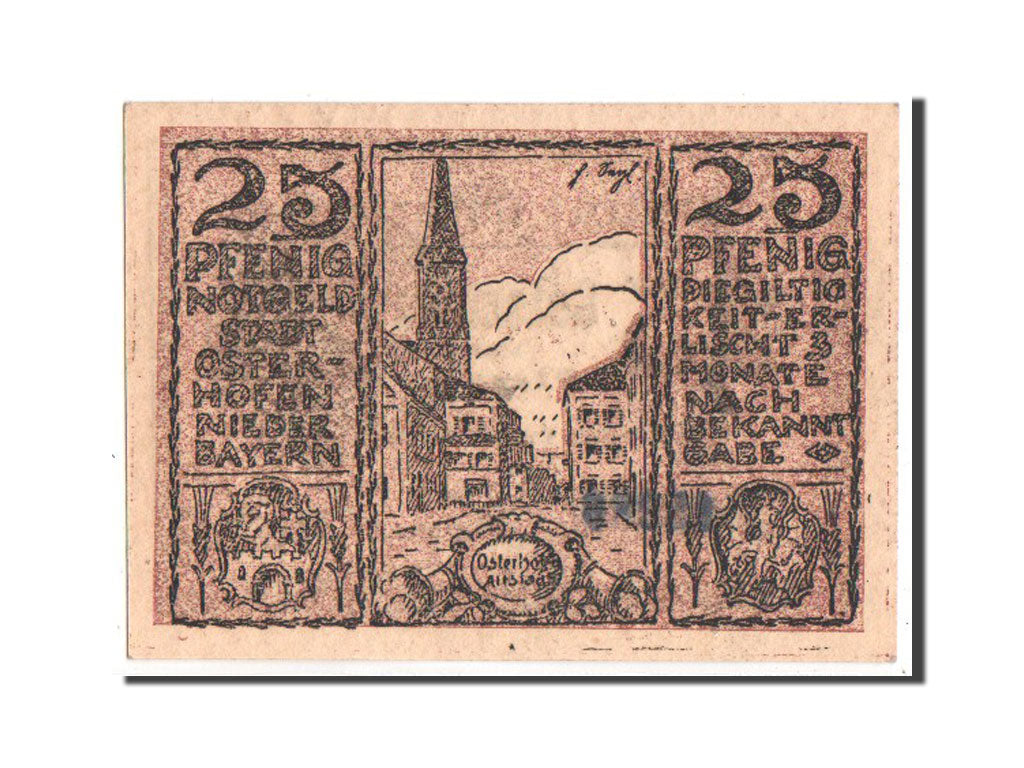Billet, Allemagne, Bayern, 25 Pfennig, 1917, SUP, Mehl:1034.1a