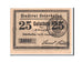 Banknot, Niemcy, Bayern, 25 Pfennig, 1917, AU(55-58), Mehl:1034.1a