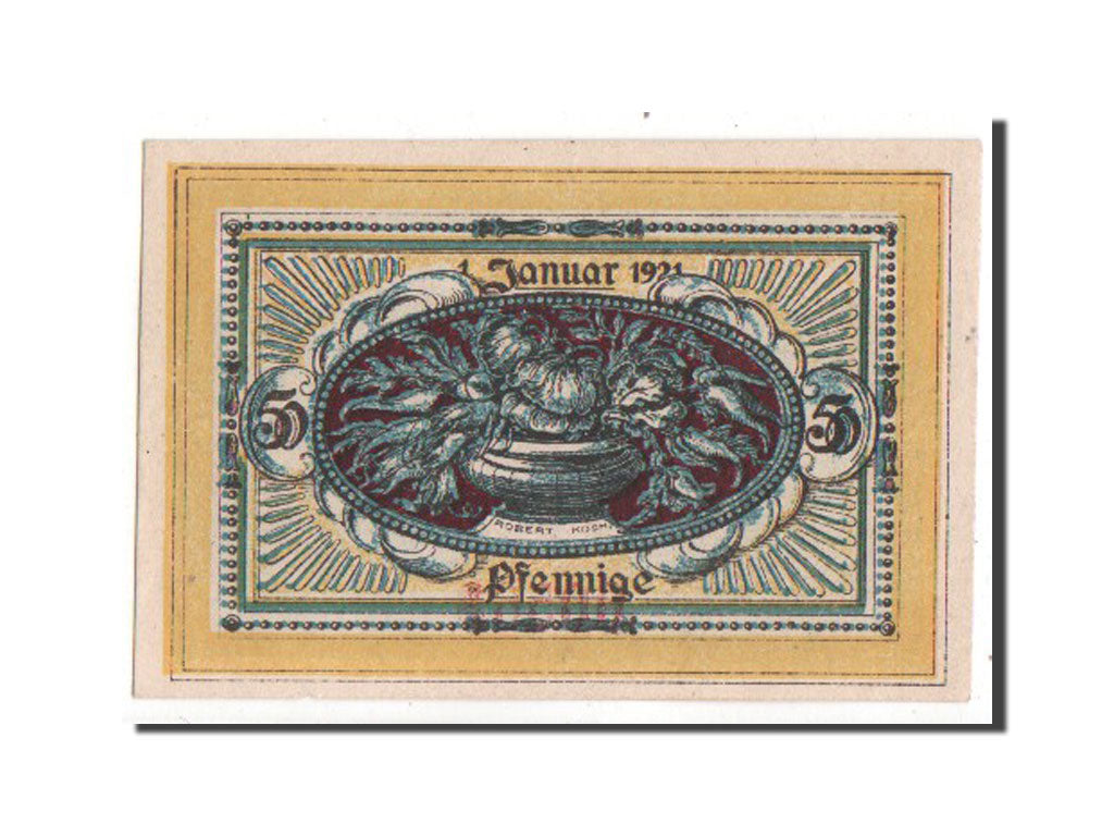 Billet, Allemagne, Norenberg Stadt, 50 Pfennig, 1921, SPL, Mehl:979.43