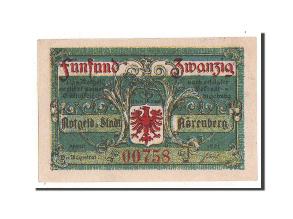 Notgeld, Pommern, Norenberg, 25 Pfennig 1921, Mehl 979.45