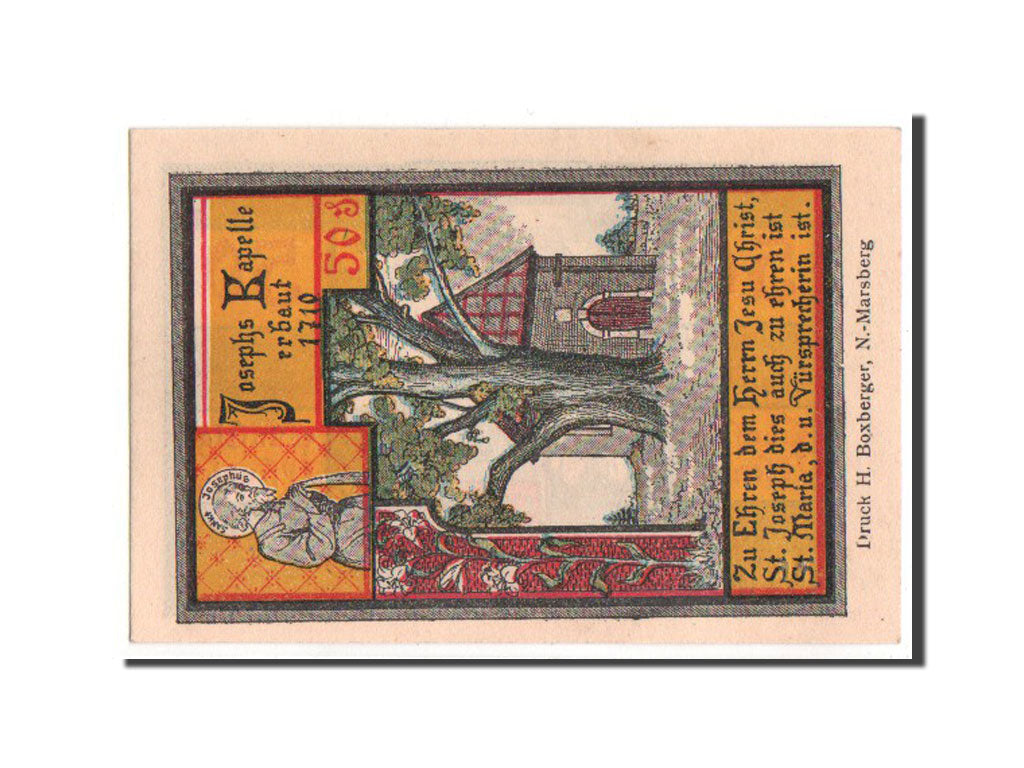 Banknote, Germany, Westfalen, 50 Pfennig, 1921, UNC(63), Mehl:971.2