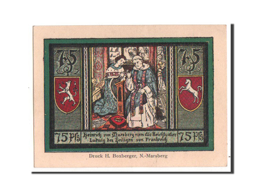 Banknote, Germany, Westfalen, 75 Pfennig, 1921, UNC(63), Mehl:971.2