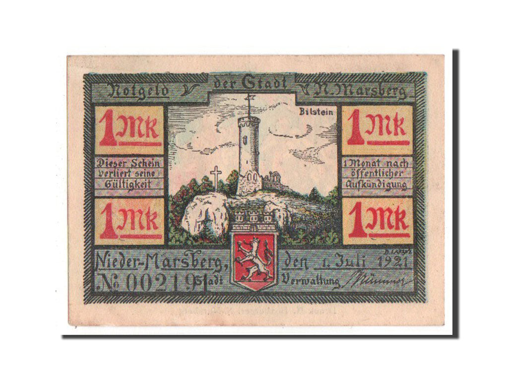 Banknote, Germany, Westfalen, 1 Mark, 1921, UNC(63), Mehl:971.2