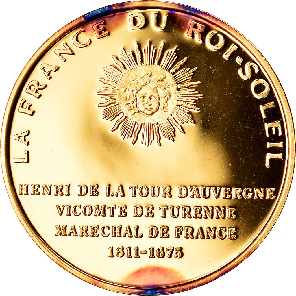 France, Medal, Turenne, La France du Roi Soleil, MS(63), Vermeil