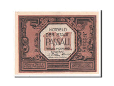 Germany, Passau Stadt, 1 Mark, 1921, UNC(65-70), 23598, Mehl #1051.1a