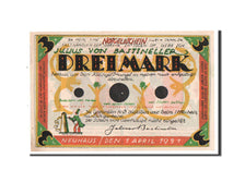 Germany, Neuhaus, 3 Mark, 1921, UNC(60-62), Mehl #944.3