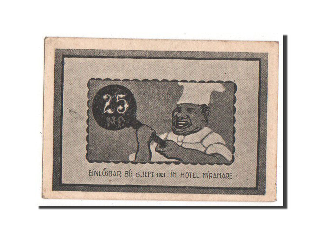 Banconote, Germania, Pommern, 25 Pfennig, 1921, BB+, Mehl:890.1a