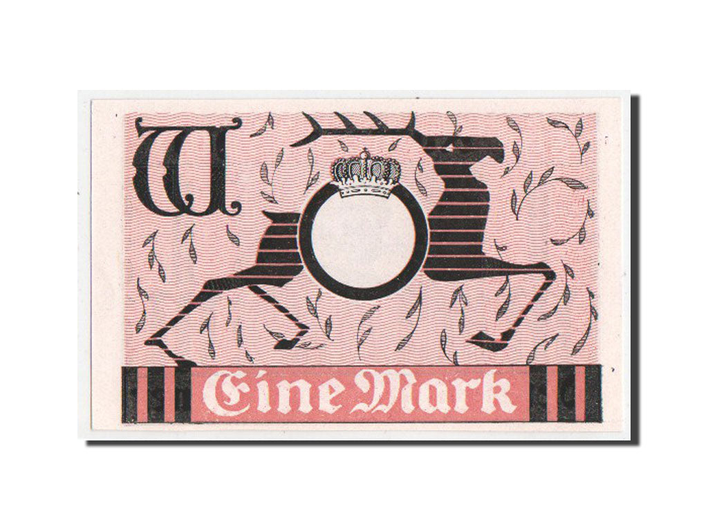 Germany, Stuttgart Stadt, 1 Mark, 1921, UNC(60-62), Mehl #1288.2