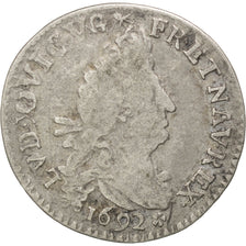 FRANCE, 4 Sols aux 2 L, 4 Sols 2 Deniers, 1692, Toulouse, KM #281.9, VF(20-25),.