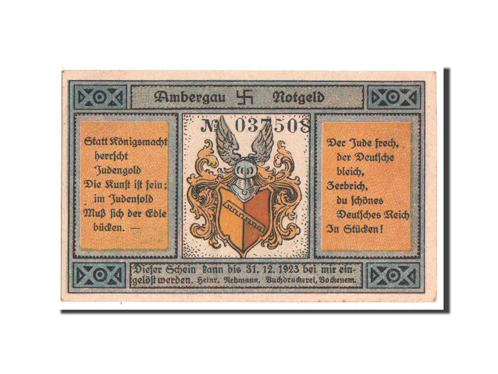 Germany, Hannover, 50 Pfennig, 1922, AU(55-58), 037508, Mehl #130.1a