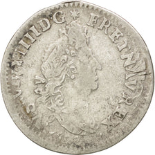 Moneda, Francia, Louis XIV, 4 Sols aux 2 L, 4 Sols 2 Deniers, 1692, Lyon, BC+