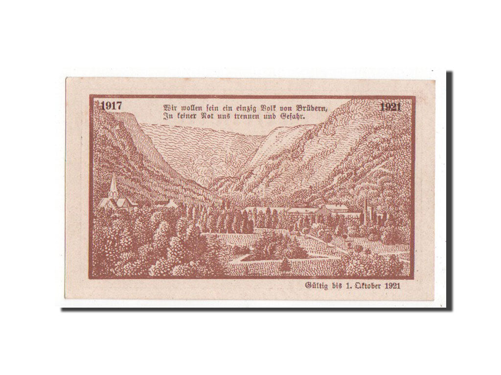 Banknote, Germany, Thale a.Harz Stadt, 25 Pfennig, 1921, UNC(64), Mehl:1320.3a