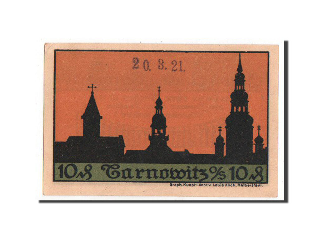 Banknote, Germany, Polnisch Oberschlesien, 10 Pfennig, 1921, UNC(63)