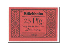 Banknote, Germany, Stockheim Gemeinde, 25 Pfennig, 1922, UNC(65-70), Mehl:1272.2