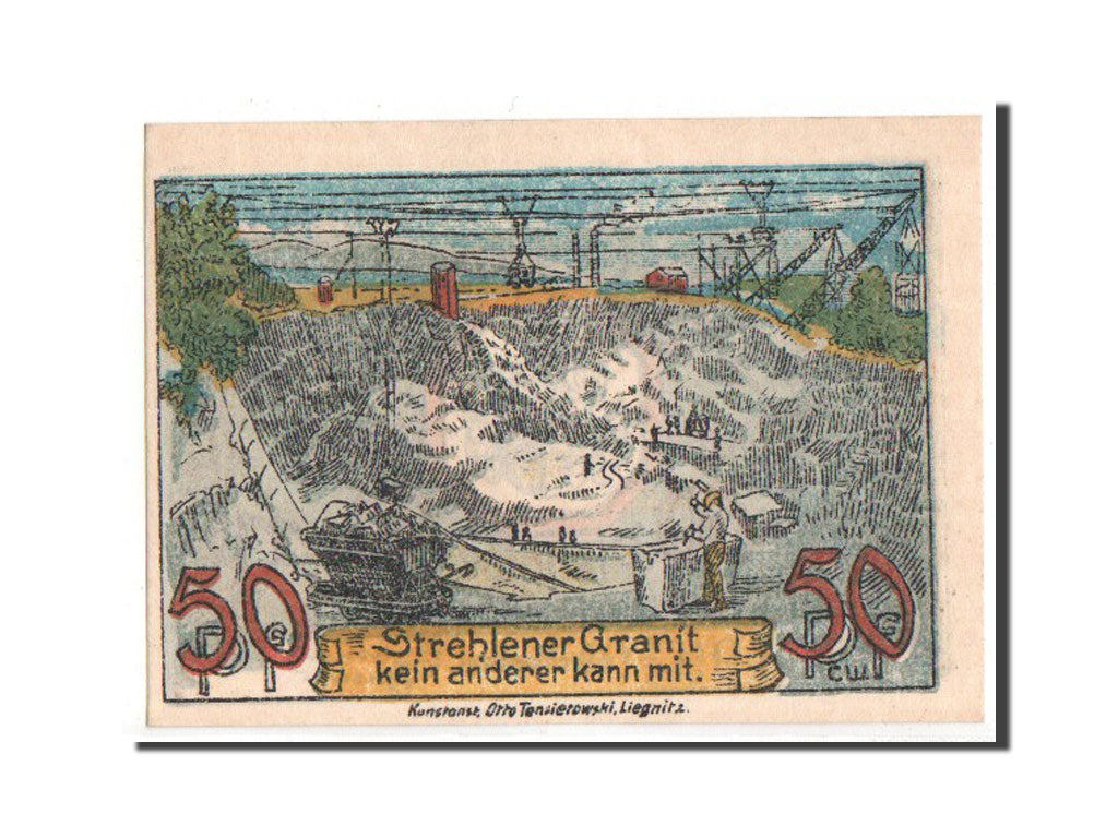 Germany, Schlesien, 50 Pfennig, 1921, 1921-10-01, UNC(63), 19949, Mehl #1282.1g