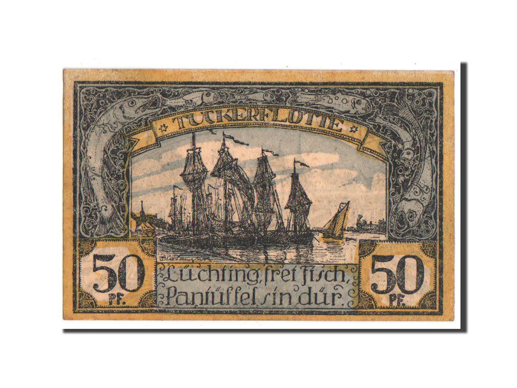 Germany, Pommern, 50 Pfennig, 1921, UNC(60-62), Mehl #1453.1