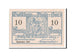 Billet, Allemagne, Thale a.Harz Stadt, 10 Pfennig, 1921, SPL, Mehl:1320.22