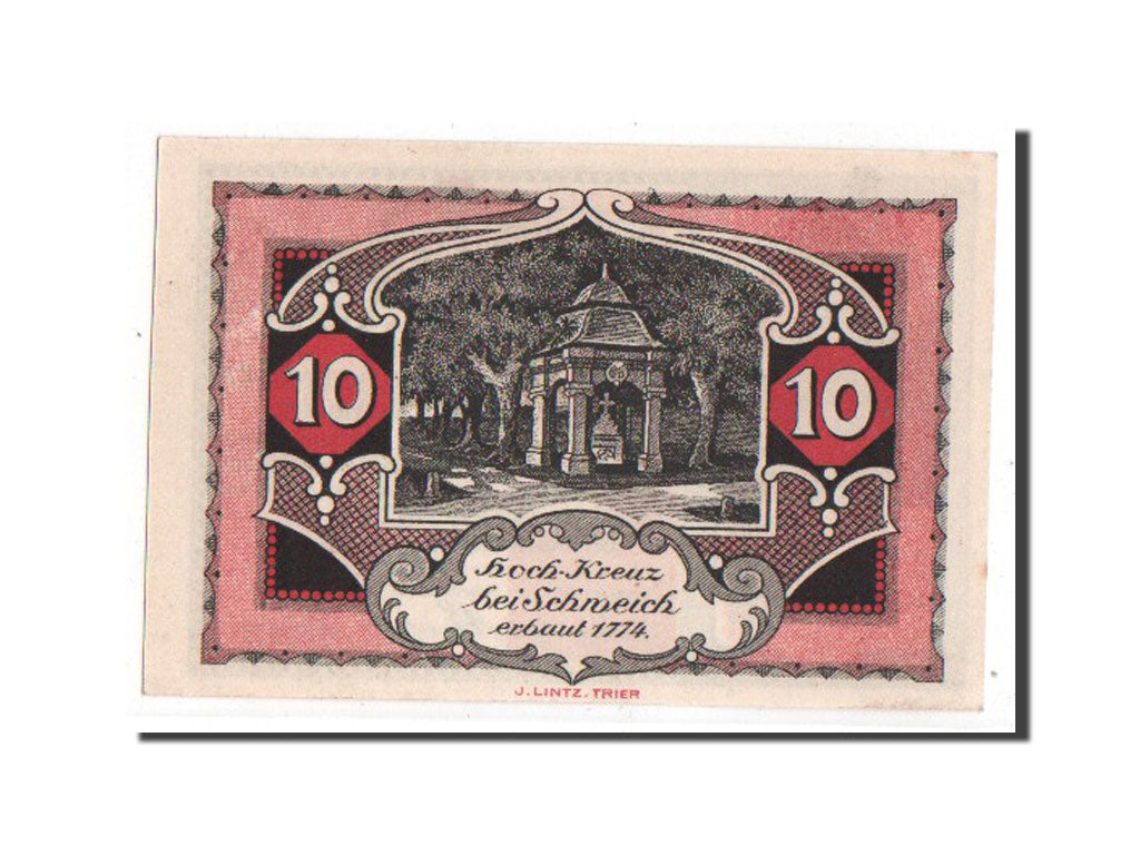 Germany, Schweich, 10 Pfennig, 1921, UNC(65-70), Mehl #1209.4
