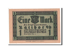 Banknote, Germany, Ratibor Stadtsparkasse, 1 Mark, 1922, UNC(63), Mehl:1100.1c