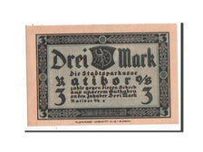 Germany, Ratibor Stadtsparkasse, 3 Mark, 1922, UNC(63), 113126, Mehl #1100.1c