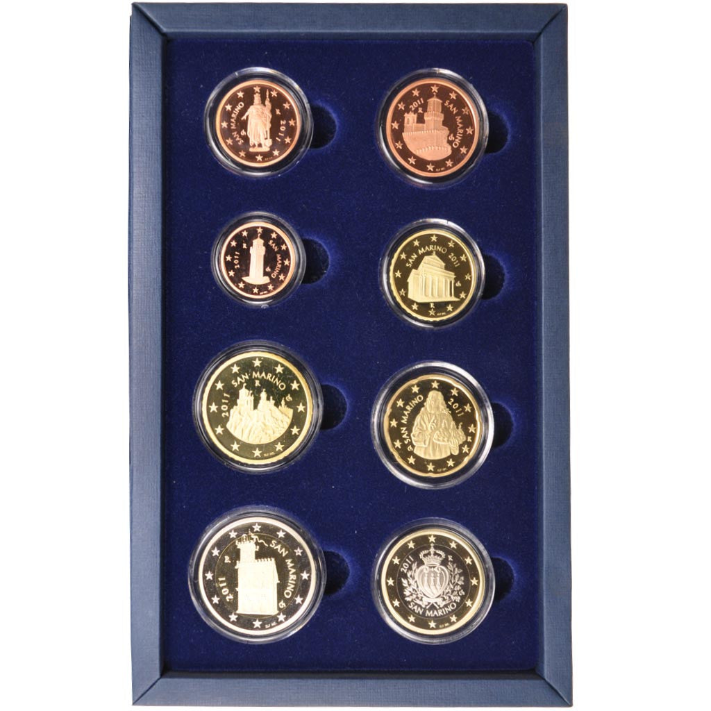 Monnaie, San Marino, Set, 2011, FDC